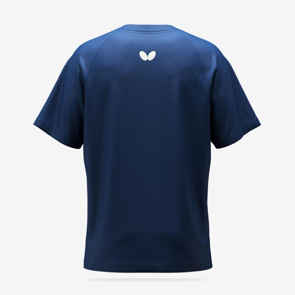 Butterfly Maltil T-Shirt - Navy-Pink - Back